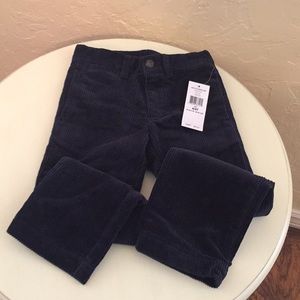 New corduroy black slacks toddler